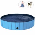 63" Foldable Leakproof Dog Pet Pool Bathing Tub Kiddie Pool for Dogs Cats and Kids - Gallery View 4 of 24