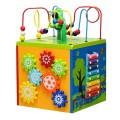 5-in-1 Wooden Activity Cube Toy - Gallery View 3 of 12