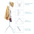 Free Standing Coat Rack with Detachable Hooks and Foldable legs - Gallery View 8 of 12