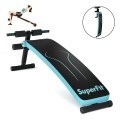 Folding Weight Bench Adjustable Sit-up Board Workout Slant Bench - Gallery View 17 of 20
