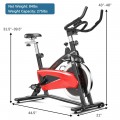 Magnetic Exercise Bike Fitness Cycling Bike with 35Lbs Flywheel for Home and Gym - Gallery View 5 of 13