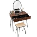 Industrial Makeup Dressing Table with 3 Lighting Modes - Gallery View 8 of 39