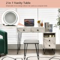 Modern Dressing Table with Storage Cabinet - Gallery View 36 of 50