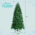 6/7/8 Feet Christmas Tree with 2 Lighting Colors and 9 Flash Modes - Gallery View 28 of 36