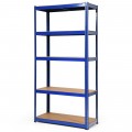 72 Inch Storage Rack with 5 Adjustable Shelves for Books Kitchenware - Gallery View 20 of 45