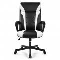 Swivel PU Leather Office Gaming Chair with Padded Armrest - Gallery View 8 of 36