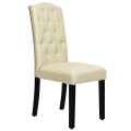 Set of 2 Modern Tufted Dining Chairs with Padded Seat - Gallery View 21 of 36