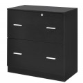 2-Drawer Lateral File Cabinet with Lock for Office and Home - Gallery View 3 of 12
