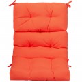 Tufted Patio High Back Chair Cushion with Non-Slip String Ties - Gallery View 21 of 81