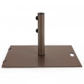 Portable 50 lbs Umbrella Base Stand with Handle and Wheels for Patio Square - Gallery View 8 of 13