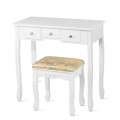 Vanity Make Up Table Set Dressing Table Set with 5 Drawers - Gallery View 6 of 24
