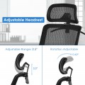 18 Inch to 22.5 Inch Height Adjustable Ergonomic High Back Mesh Office Chair Recliner Task Chair with Hanger - Gallery View 7 of 24