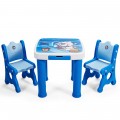 Adjustable Kids Activity Play Table and 2 Chairs Set withStorage Drawer - Gallery View 34 of 36
