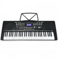 61-Key Electronic Keyboard Piano with Lighted Keys and Bench - Gallery View 7 of 12