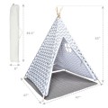 5.2 Feet Portable Kids Indian Play Tent - Gallery View 6 of 12