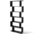 6-Tier S-Shaped  Style Storage Bookshelf - Gallery View 11 of 34