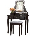 Vanity Table Set with Rectangular Mirror - Gallery View 23 of 35