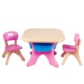 Kids Activity Table and Chair Set Play Furniture with Storage - Gallery View 15 of 34