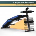 Multi-Functional Foldable Weight Bench Adjustable Sit-up Board with Monitor - Gallery View 5 of 16