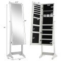 Jewelry Cabinet Armoire Lockable Standing Storage Organizer - Gallery View 20 of 24