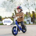 12 Inch Kids Balance No-Pedal Ride Pre Learn Bike with Adjustable Seat - Gallery View 19 of 35