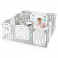 14-Panel Foldable Baby Activity Centre Playpen - Gallery View 2 of 15