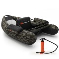 Inflatable Fishing Float Tube with Pump Storage Pockets and Fish Ruler - Gallery View 6 of 36