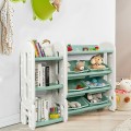 Kids Toy Storage Organizer with Bins and Multi-Layer Shelf for Bedroom Playroom - Gallery View 1 of 22