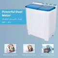 Portable Washing Machine 20lbs Washer and 8.5lbs Spinner with Built-in Drain Pump - Gallery View 29 of 29