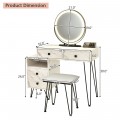 Modern Dressing Table with Storage Cabinet - Gallery View 29 of 50