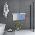 Stainless Wall Mounted Expandable Clothes Drying Towel Rack - Gallery View 6 of 12