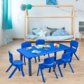 Kids Plastic Rectangular Learn and Play Table - Gallery View 14 of 24