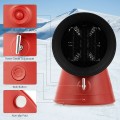 1500 W 2 in 1 Mini Portable Space Ceramic Heater Cooling Fan with Overheat Protection - Gallery View 24 of 24