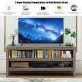 3-Tier TV Stand for TV's up to 45 Inch with Storage Shelves