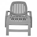 Adjustable Patio Sun Lounger with Weather Resistant Wheels - Gallery View 54 of 57