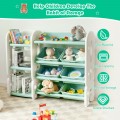 Kids Toy Storage Organizer with Bins and Multi-Layer Shelf for Bedroom Playroom - Gallery View 2 of 22