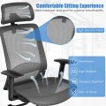 18 Inch to 22.5 Inch Height Adjustable Ergonomic High Back Mesh Office Chair Recliner Task Chair with Hanger - Gallery View 21 of 24