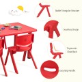 4-pack Kids Plastic Stackable Classroom Chairs - Gallery View 24 of 24