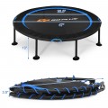 47 Inch Folding Trampoline with Safety Pad of Kids and Adults for Fitness Exercise - Gallery View 13 of 27