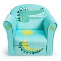 Kids Crocodile Armrest Upholstered Couch
