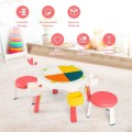 5-in-1 Kid Folding Storage Activity Table Chair Set - Gallery View 6 of 22