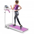 Compact Electric Folding Running and Fitness Treadmill with LED Display - Gallery View 16 of 20
