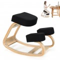 Ergonomic Kneeling Chair Rocking Office Desk Stool Upright Posture - Gallery View 17 of 20