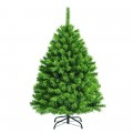4.5/6.5/7.5 Feet Unlit Artificial Christmas Tree with Metal Stand - Gallery View 14 of 31
