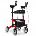 2-in-1 Multipurpose Rollator Walker with Large Seat - Gallery View 7 of 20