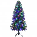 6/7/8 Feet Christmas Tree with 2 Lighting Colors and 9 Flash Modes - Gallery View 19 of 36