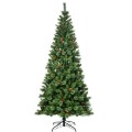 8 Feet Premium Hinged Artificial Christmas Tree Pine Needles - Gallery View 3 of 12