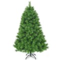 6 Feet Hinged Artificial Christmas Tree Holiday Decoration with Stand - Gallery View 3 of 12