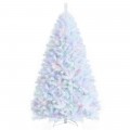 Artificial Christmas Tree with Iridescent Branch Tips and Metal Base - Gallery View 27 of 36