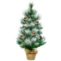24 Inch Snow Flocked Artificial Christmas Tree - Gallery View 3 of 8